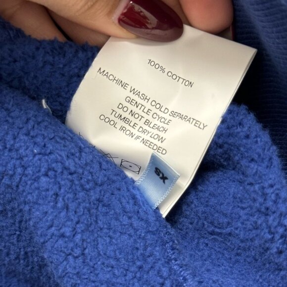 New Madhappy Blue Classic Fleece Hoodie XS - Picture 5 of 8